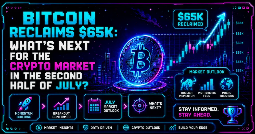 Bitcoin Reclaims $65K: What’s Next for the Crypto Market in the Second Half of July? Bitcoin Reclaims $65K: What's Next for the Crypto Market in the Second Half of July?