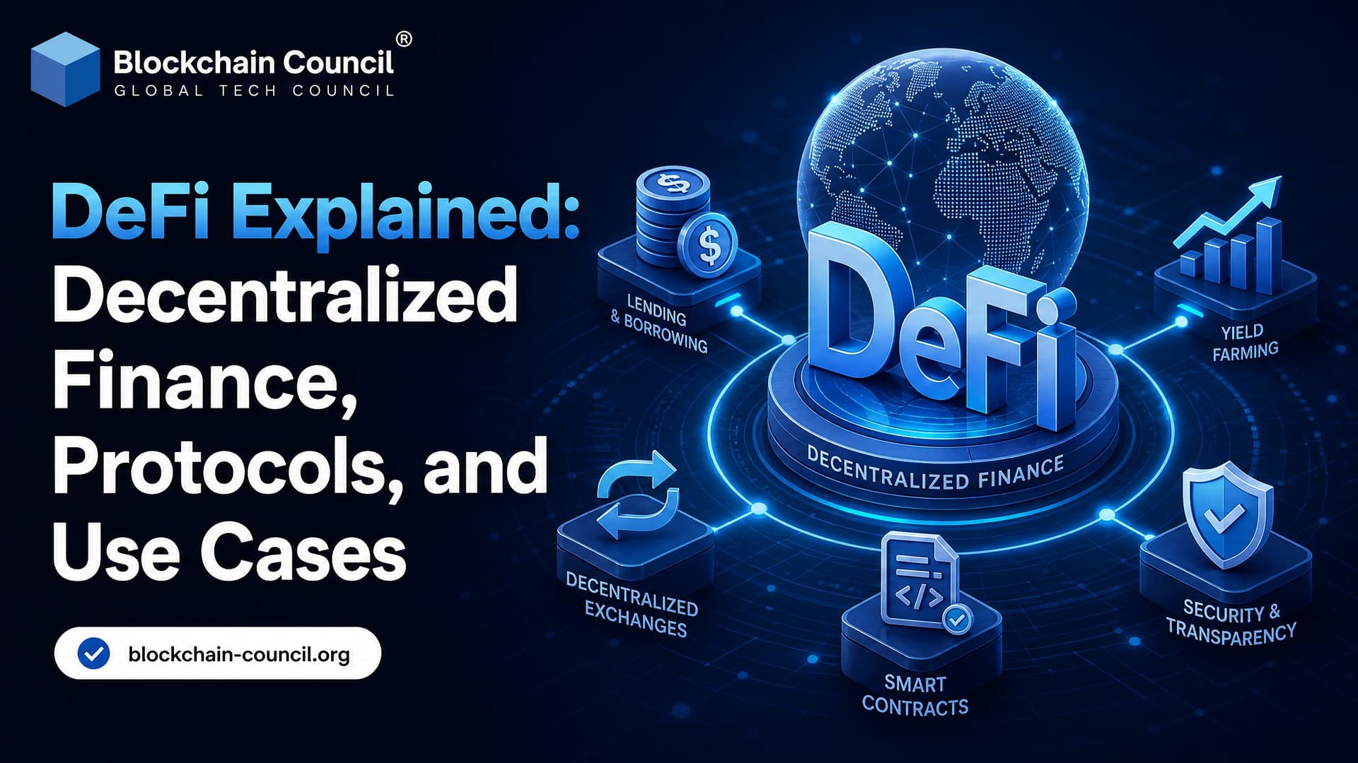 DeFi Explained: Decentralized Finance, Protocols, and Use Cases