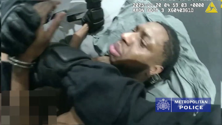 Watch: £4m crypto fraudster handcuffed in bed after impersonating police Watch: £4m crypto fraudster handcuffed in bed after impersonating police