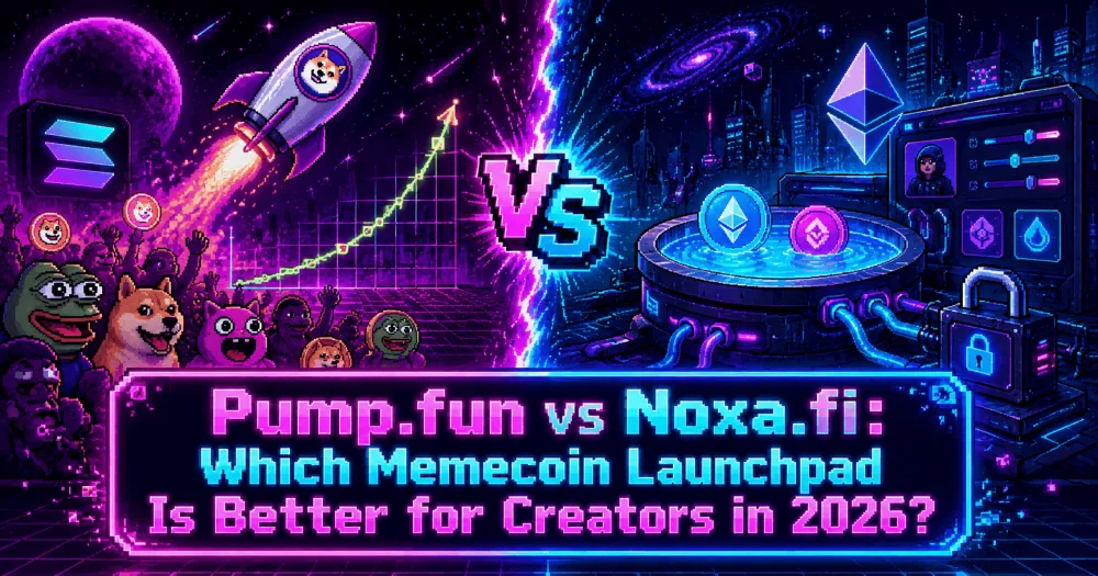 Pump.fun vs Noxa.fi: Best Memecoin Launchpad 2026 Pump.fun vs Noxa.fi: Best Memecoin Launchpad 2026